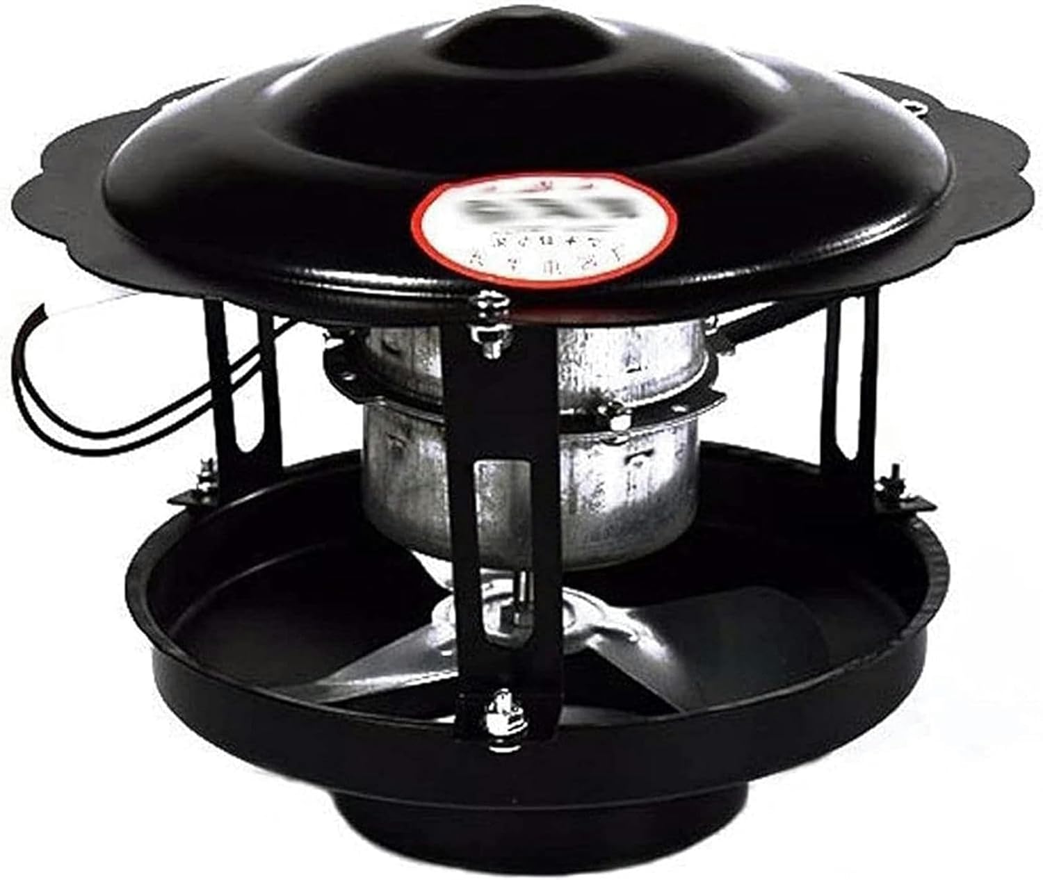 Chimney Fireplace Fan, Chimney Fan, 50W/60W/100W Fireplace Exhaust Fan, Chimney Smoke Evacuator Flue Fan Chimney Draft Inducer Chimney Exhaust Fan for Fireplace~/