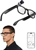 AI Smart Glasses with Camera, 8MP HD Camera Glasses with 1080P Video Recording, AI Translation Support & Recognition, Bluetooth Audio Sunglasses with Photochromic Lenses for Outdoor, Indoor