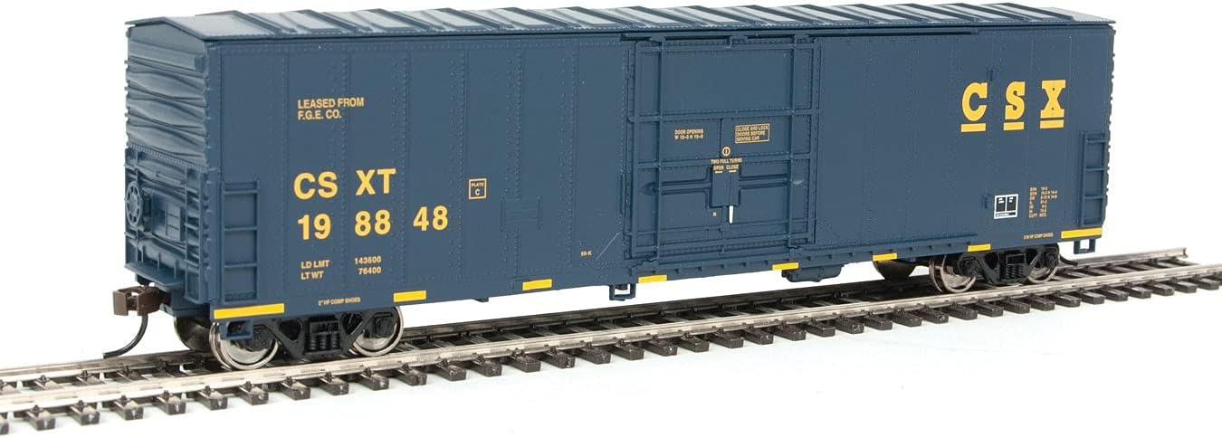 Insulated Boxcar-Ready to Run-CSX 931-1804 HO Scale Model Railroad - Freight Model