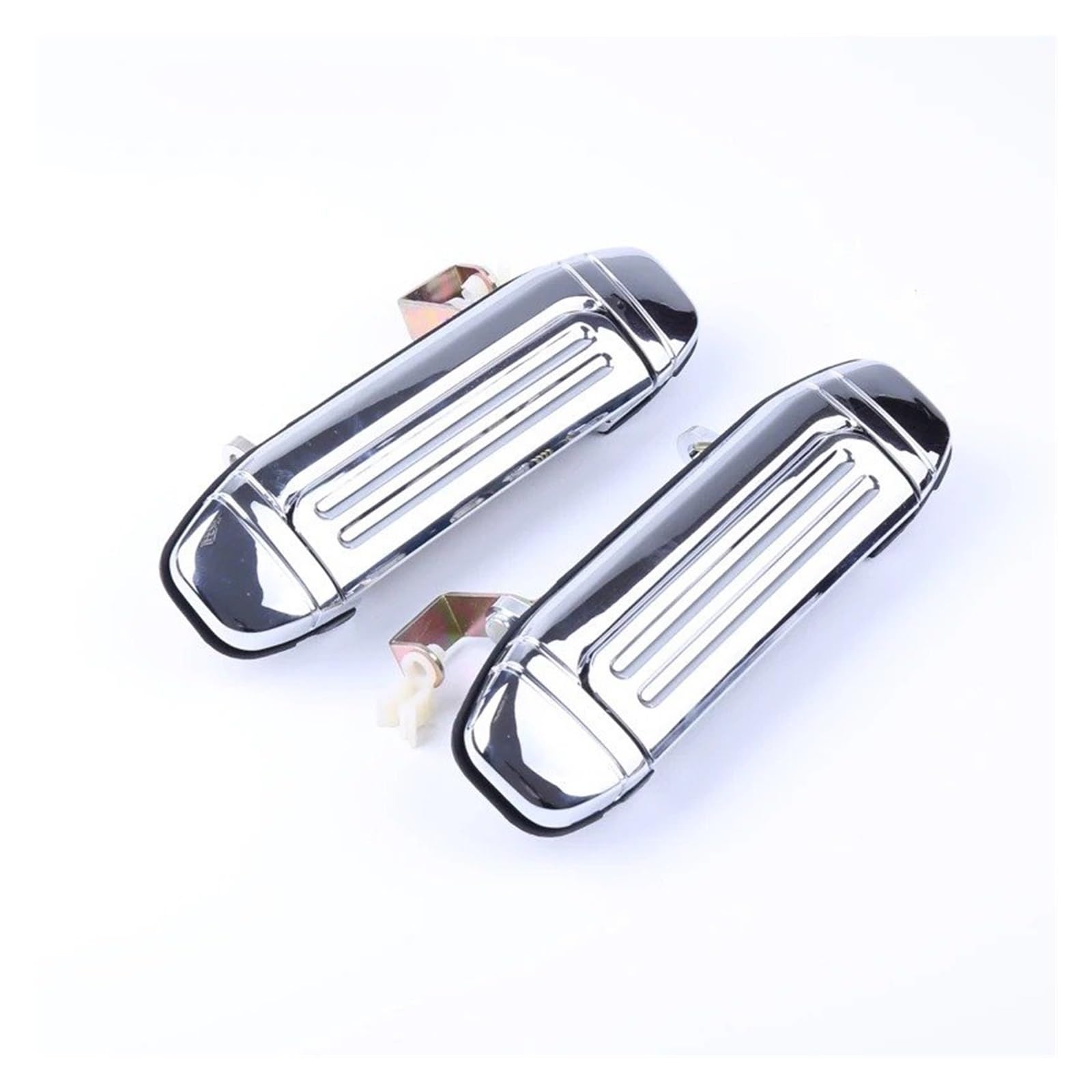 WNBXHSD Car Exterior Car Door Handle for Mitsubishi for Montero Pajero 1998-2000 Rear Driver Chrome Plastic Benekar Exterior Door Handle(Left and Right)