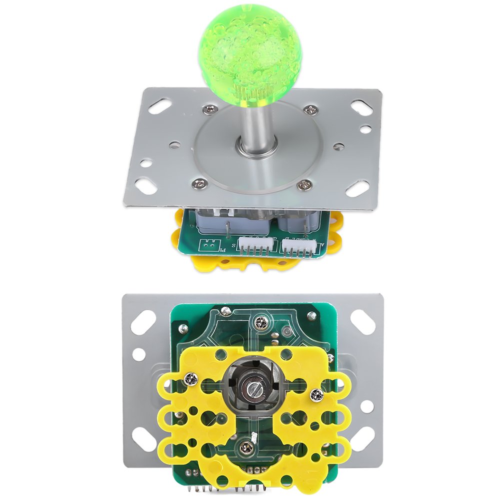 Hilitand Controller Arcade altre collezioni Joystick e Pulsanti di Gioco USB Kit Fai da Te con 20 Pulsanti Fai-da-Te Illuminati a LED per Giochi Arcade + 2 Joystick + 2 Encoder USB Supporta Windo