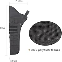 Vista 2 de KRATARC Arco ligero flecha flecha carcaj plegable compacto flechas bolsa con sistema Molle colgado para tiro al blanco