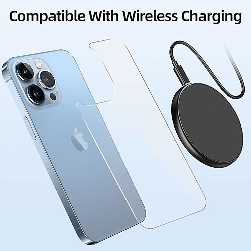 Miniatura 6 de Paquete de 2 Protector de pantalla trasera para iPhone 13 Pro Max para iPhone 13 Pro Max, protector de pantalla de vidrio templado, película trasera