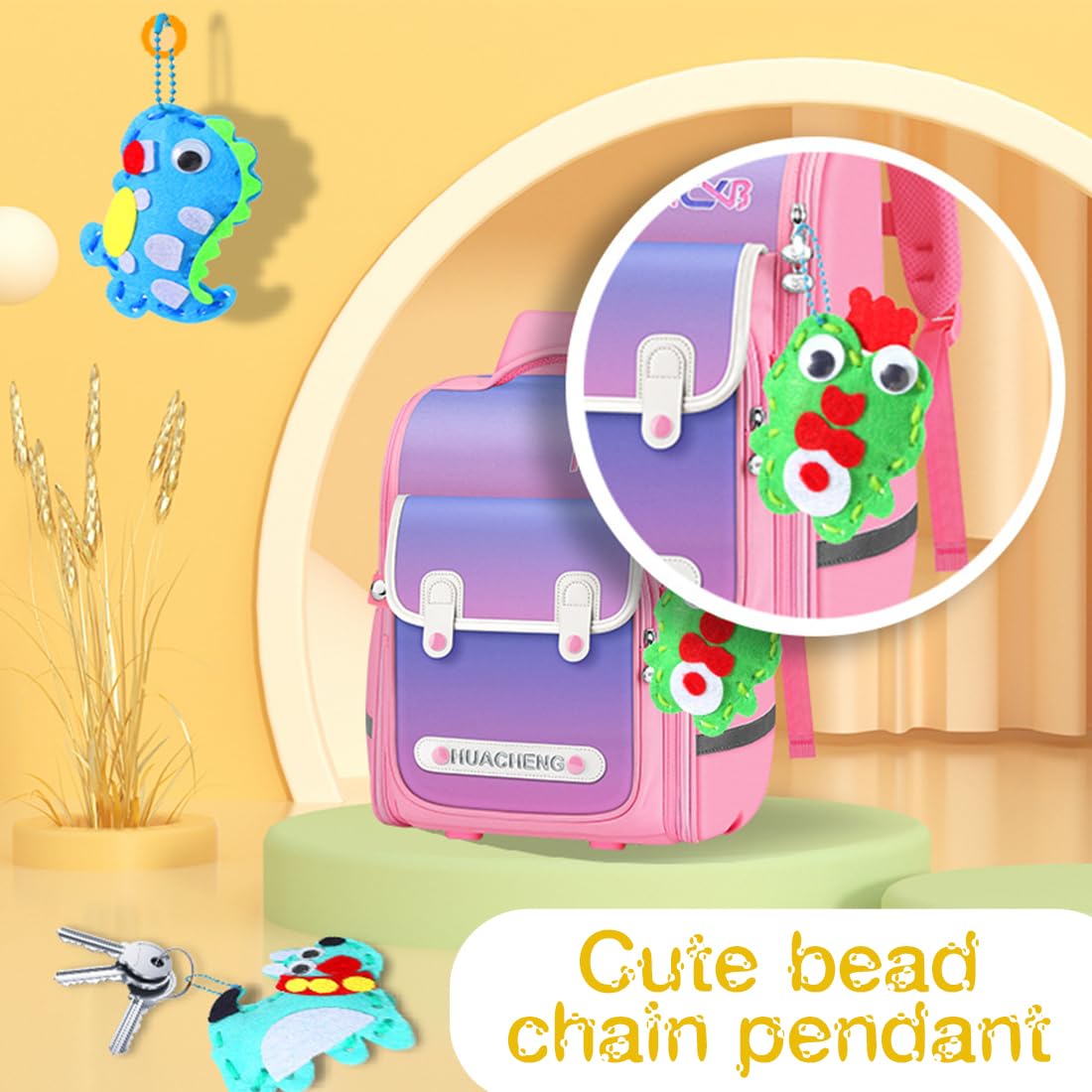 Cadeau Créatif Fille Garçon ZUSUZU Kit De Couture Enfant En Feutrine - Animaux à Coudre Pour Débutants