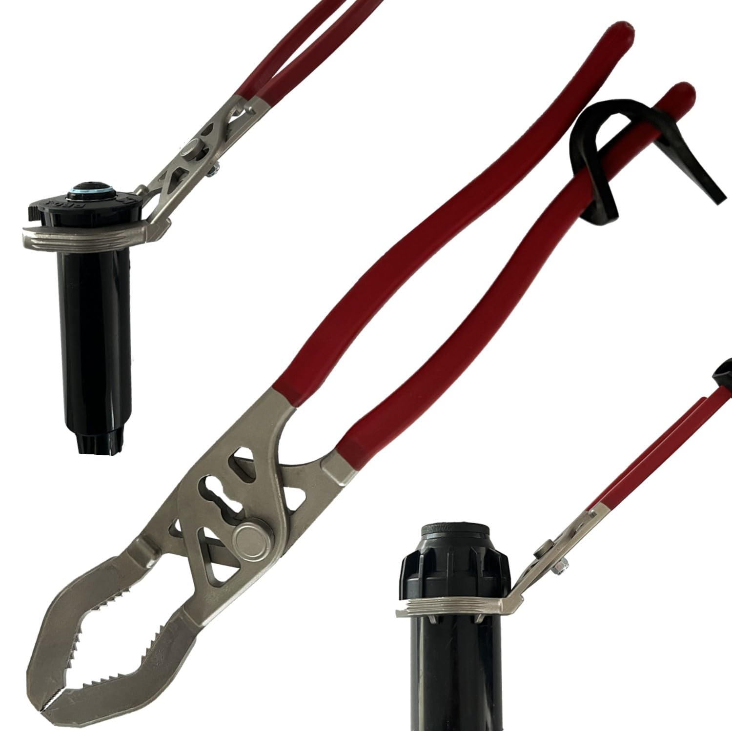 Keyfit Tools Sprinkler Head Wrench Stainless Steel PRO, Fastest Removal Replacement Repair & Adjustment Tool No Digging No Mess. Works On All Styles & All Brands of Spray & Rotor Heads Under 4.75"