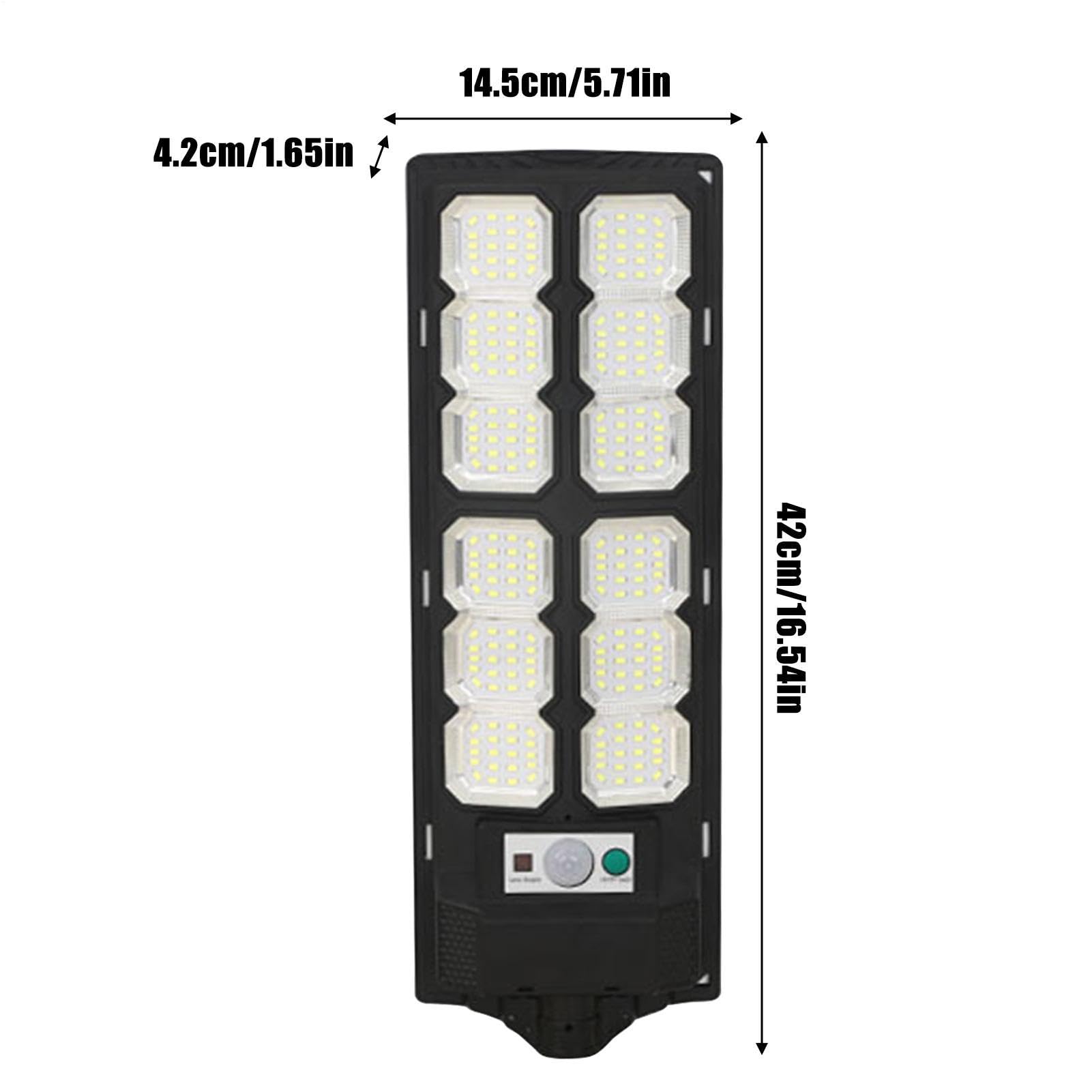 Genérico Luces Solares para Exterior Iluminación LED Solar Impermeable | 4 focos para aparcamiento para exteriores: garaje, patio, entrada de vehículos, jardín, granja, sendero, y playa
