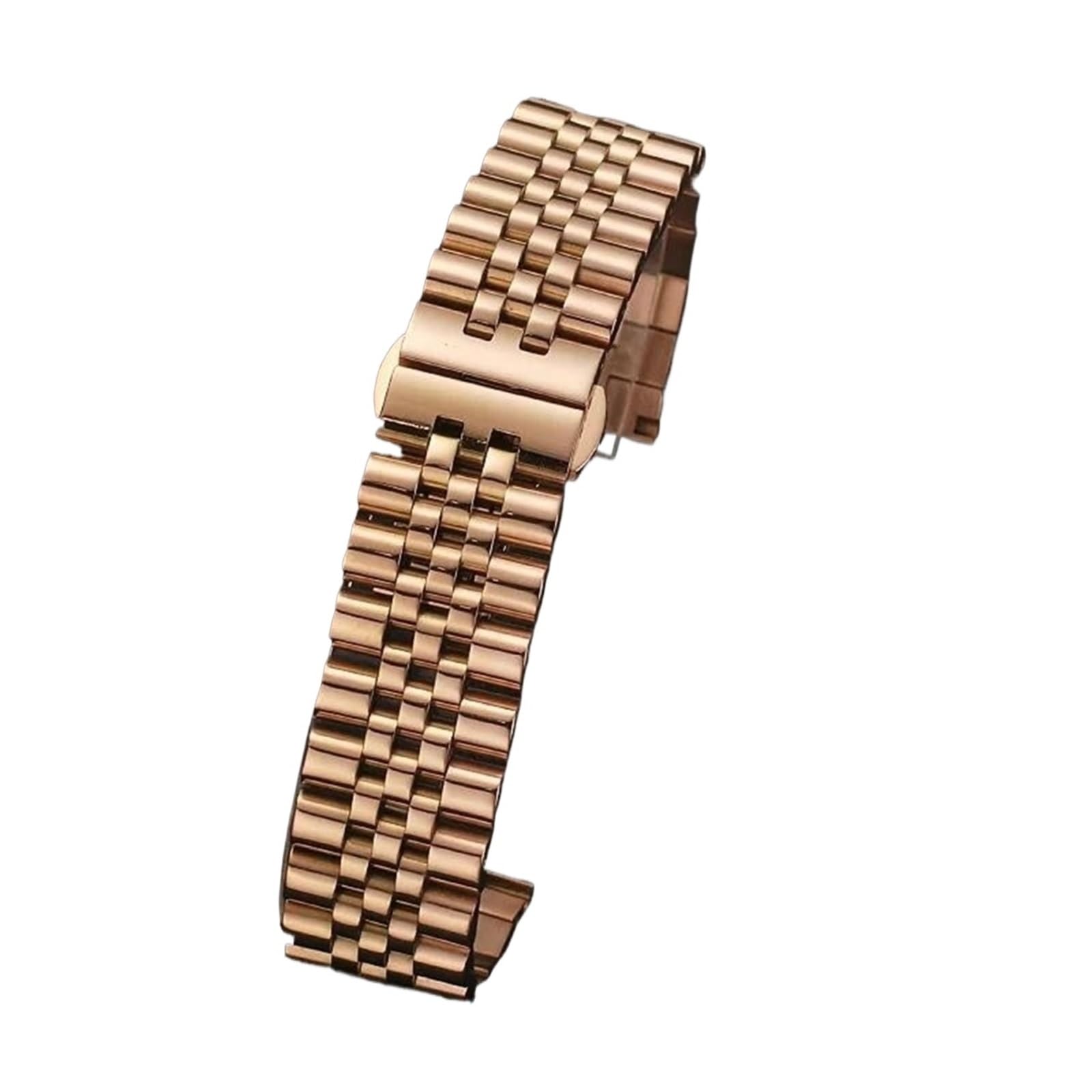 Correa de Reloj de Acero Inoxidable, Correa de Reloj sólida, Hebilla Plegable, Pulsera de Repuesto de liberación rápida for Hombres y Mujeres