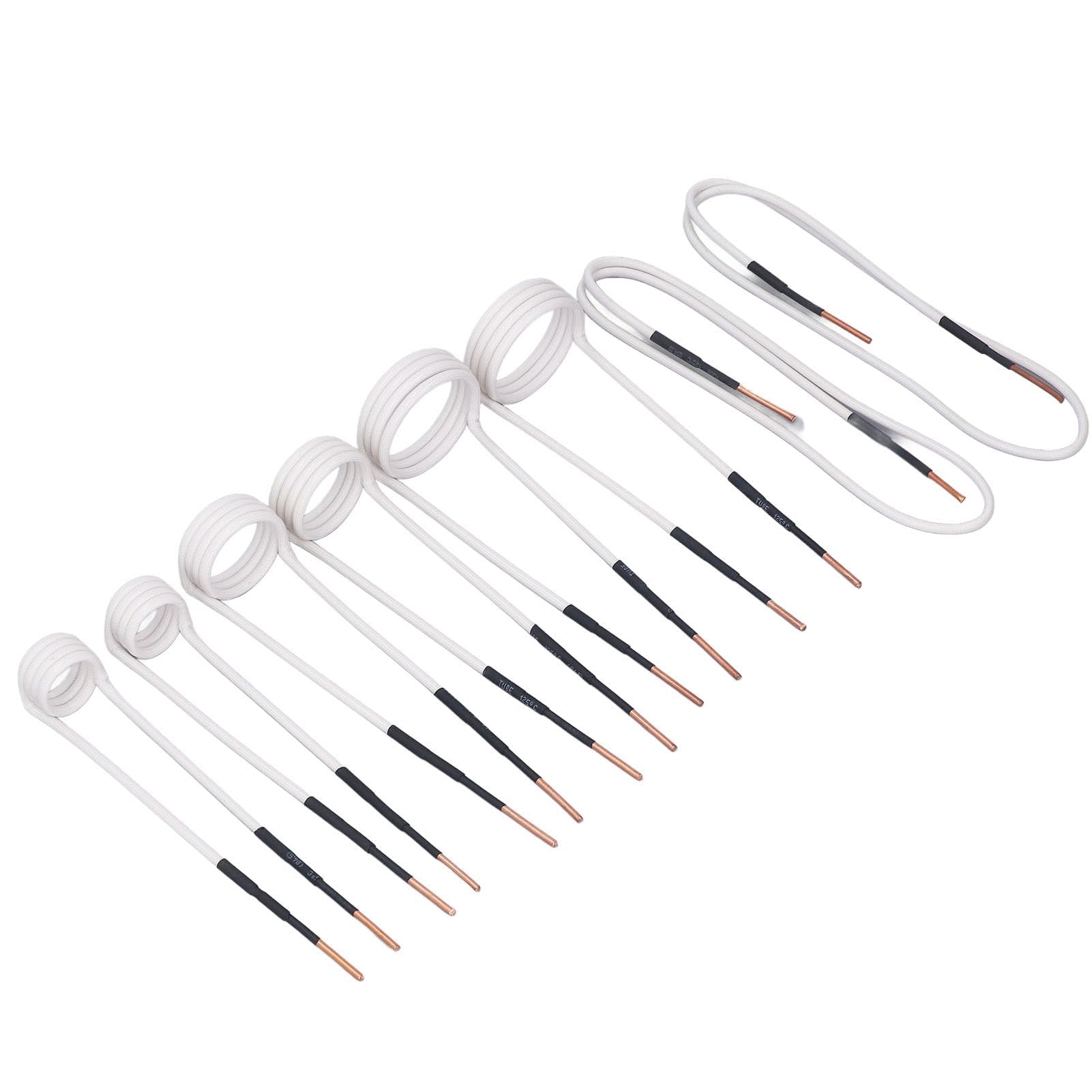 Induktionsheizspulen-Set, Induktionsheizspule, 8-teiliges Heizzubehör für Schrauben, 4 Muttern-Set, Kit-Kombination, 8-teiliges Set, Seitenschneider