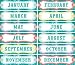 Teacher Created Resources Shabby Chic Monthly Headliners (77193)