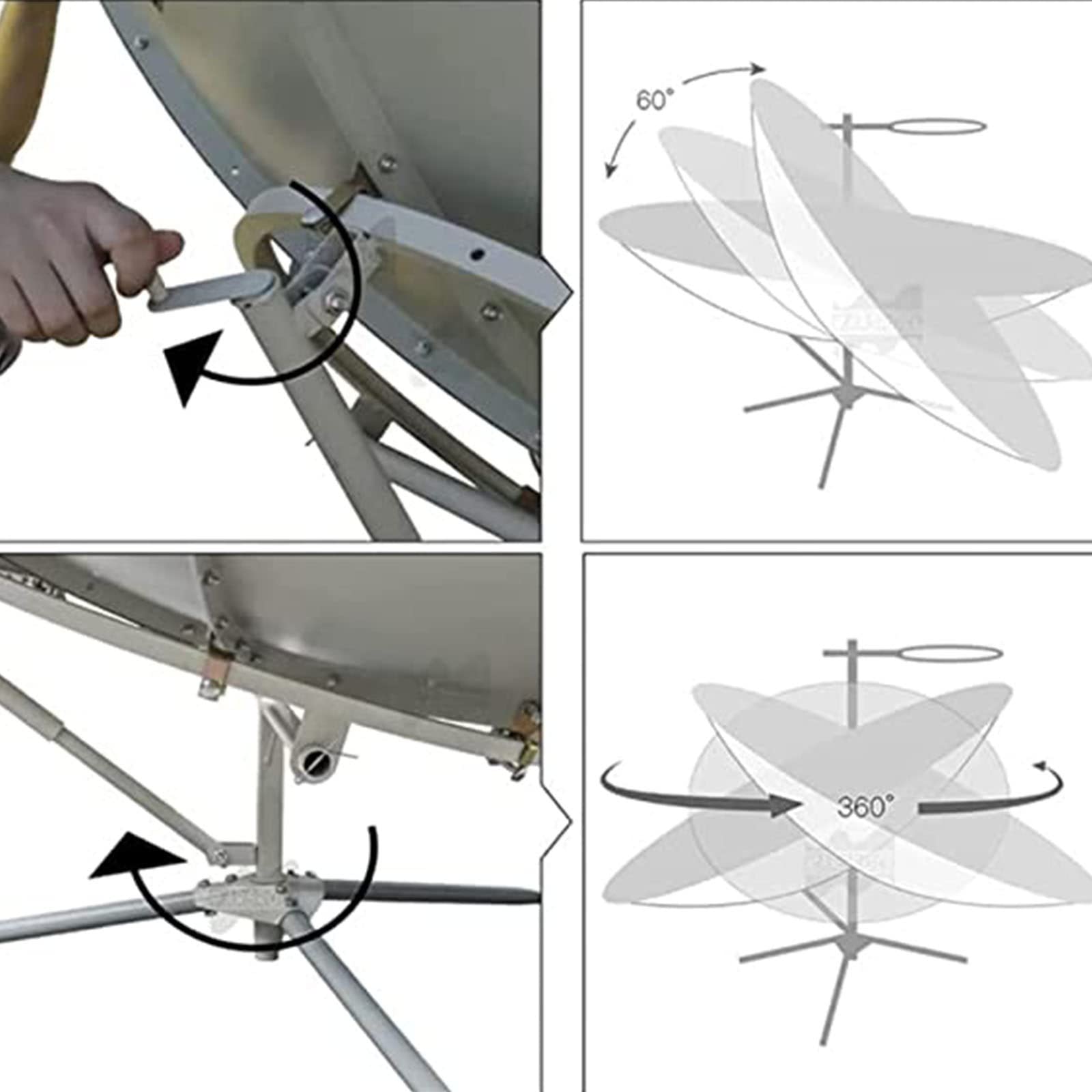 Przenośna kuchenka solarna paraboliczny piec słoneczny do grilla na świeżym powietrzu kemping i pikniki odłączany DIY koncentrator słoneczny naczynia kuchenne ekologiczne rozwiązanie do gotowania