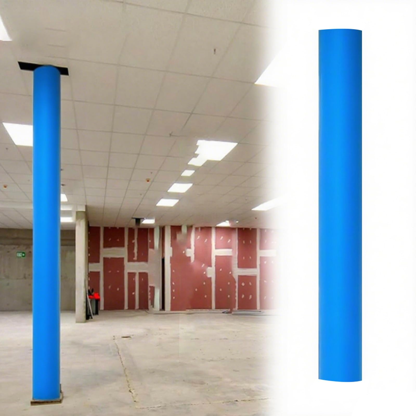 Éviter les chocs sur terrain avec ce rembourrage colonne de gym 150cm