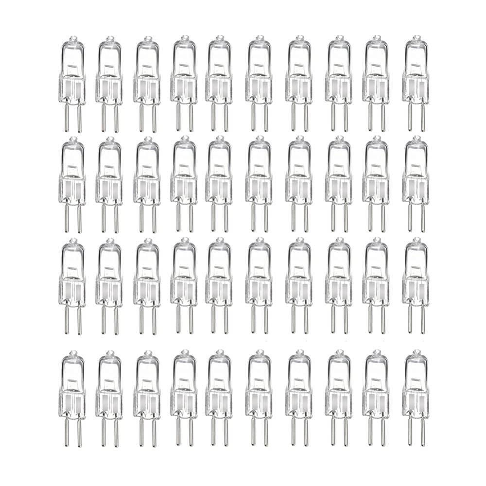40pcs G5.3 24V 20W / 35W / 50W / 70W / 100W / 150W / 150W ampoules halogènes Capsule de vie Longues Longues Longues Lampes de capsule de vie Blanc chaud Blanc Effacer les ampoules d'éclairage intéri