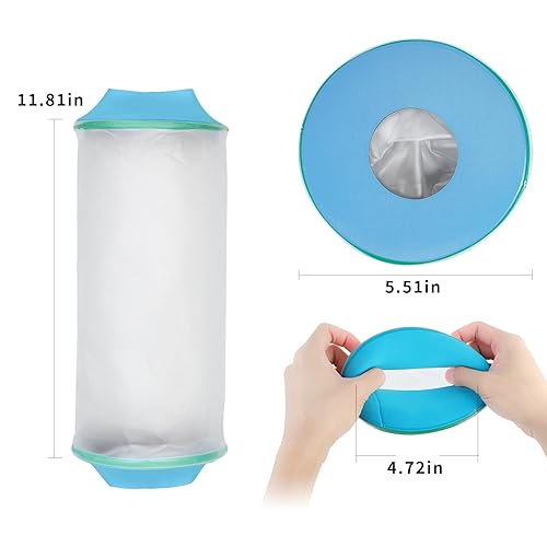 Miniatura 6 de SUPERNIGHT Funda impermeable para codo infantil para ducha, protector de brazo superior para nadar y bañarse, funda de vendaje hermética