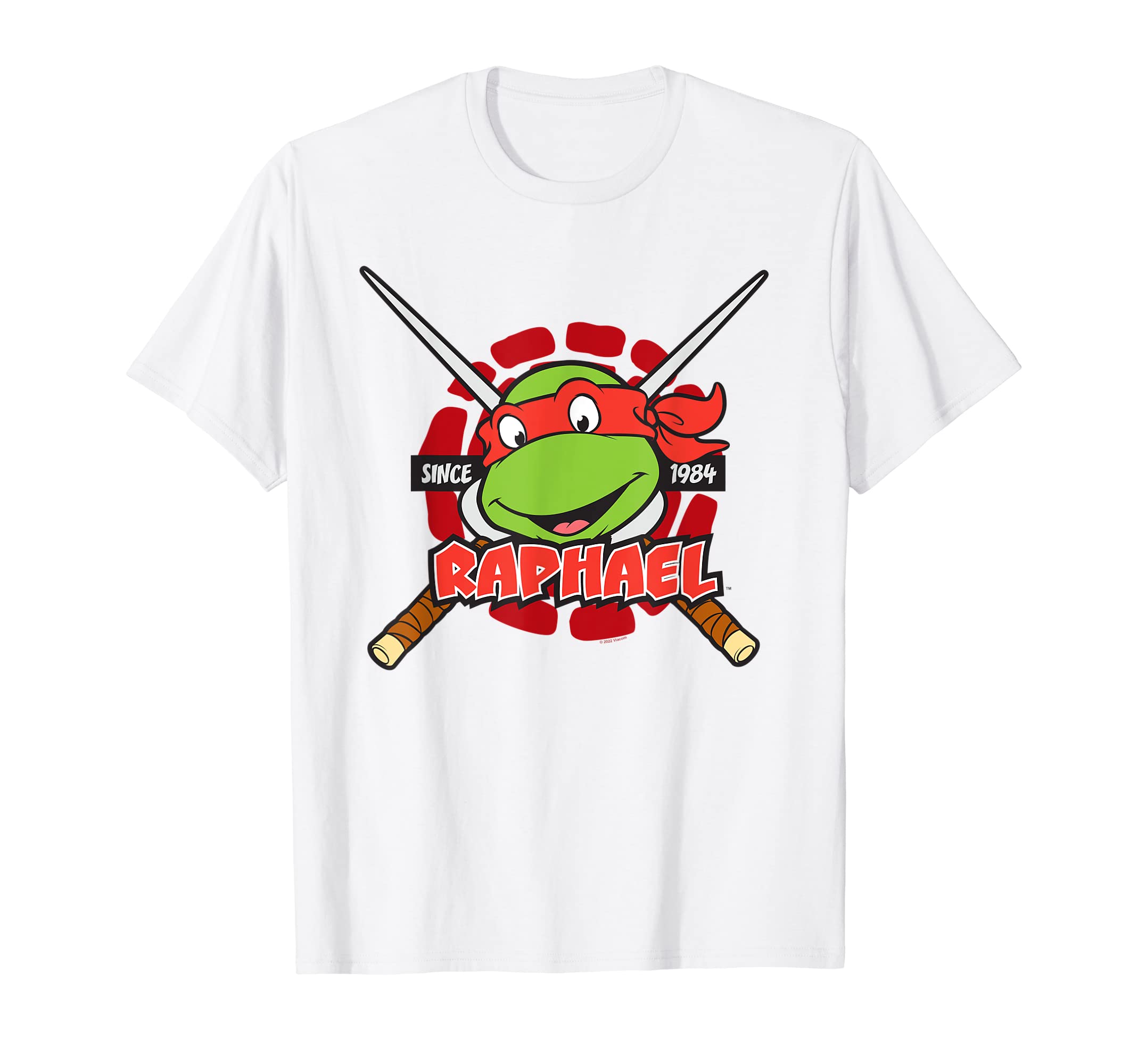 Teenage Mutant Ninja TurtlesRaphael Since 1984 T-ShirtOEKO-TEX STANDARD 100