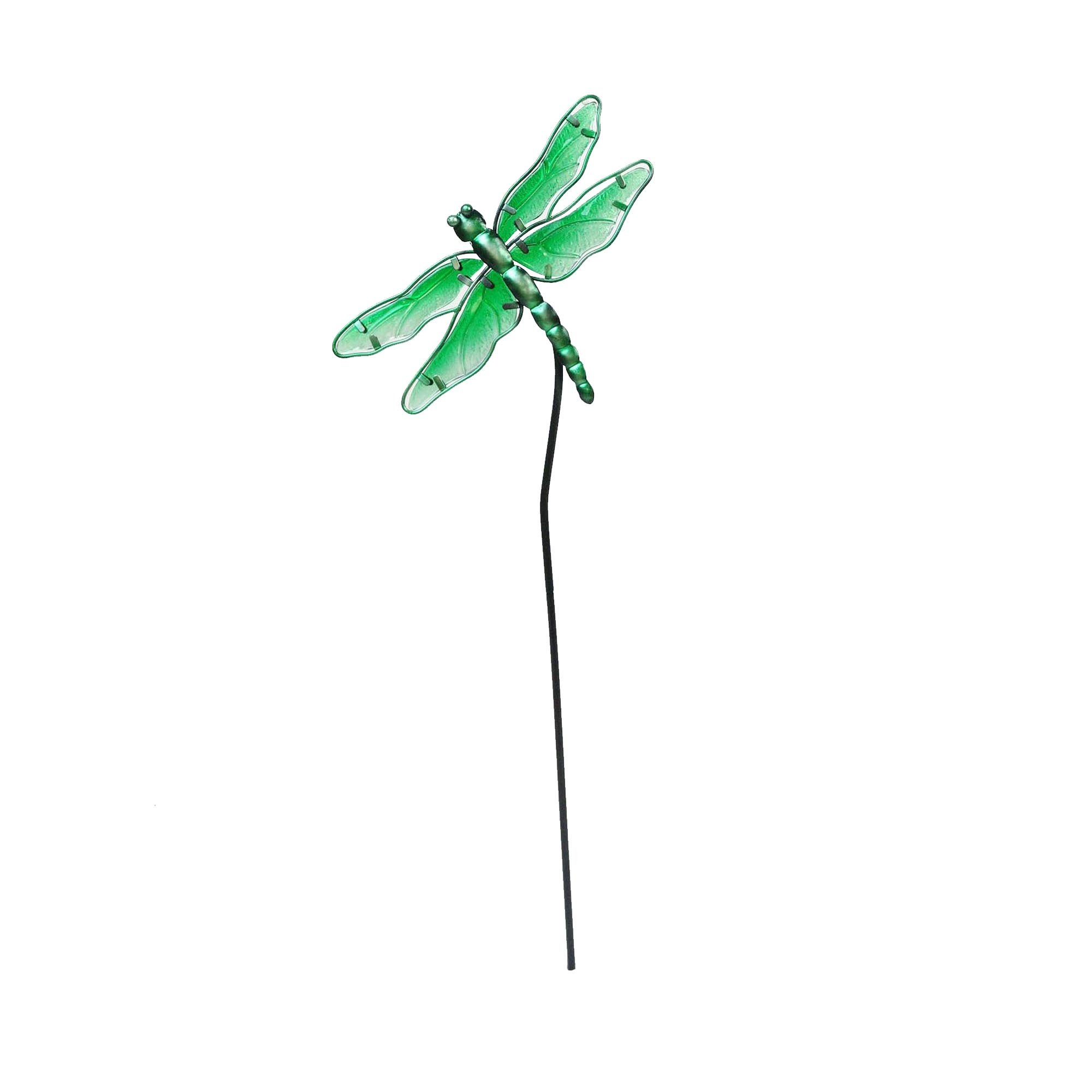 Creative Motion 14317-7 Painted Metal Garden Stakes-Green Product Size: 0.78 x 8.7 x 23.6, Multi-Color