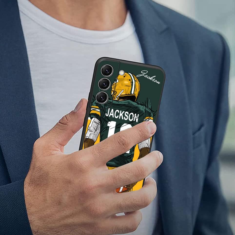 Miniatura 7 de Funda personalizada con nombre y número para Samsung Galaxy A16 A15 A14 5G A35 A25 A53 A03S A12 A42 A32 A02S A54 4G, diseño DIY de jugador de fútbol