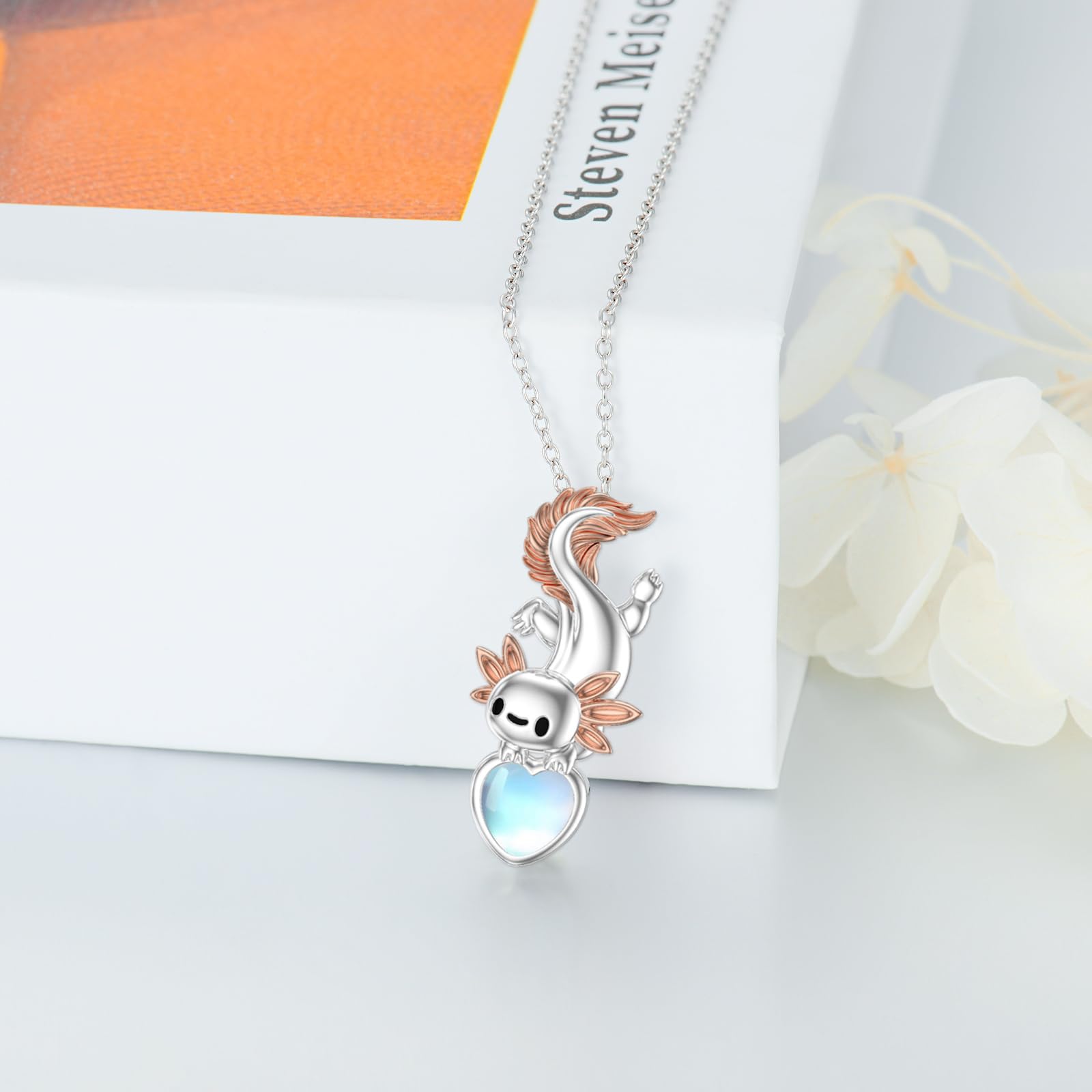 Collar de plata de ley 925 con colgante de animal, regalo para mujeres, niñas, hombres, amantes de los animales