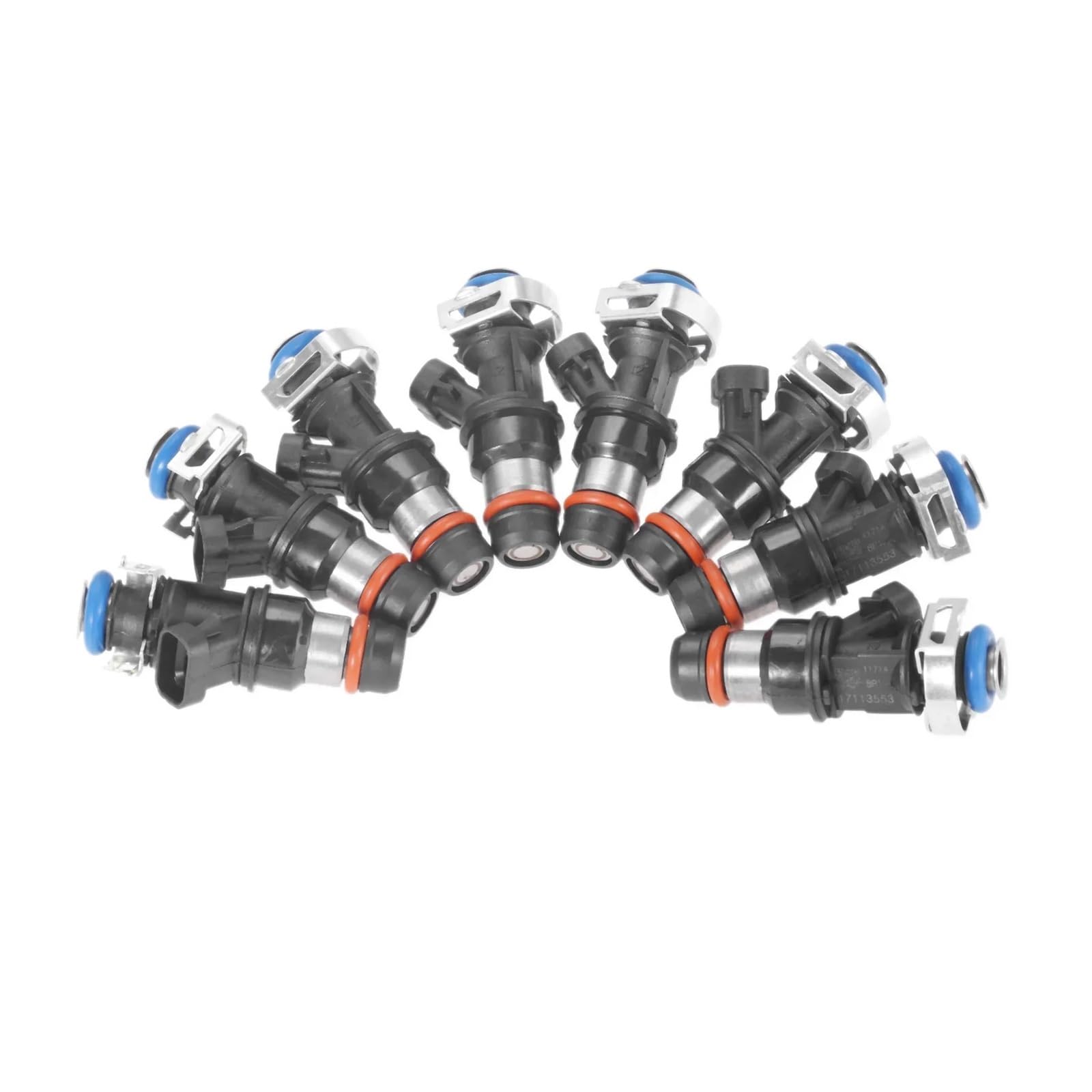 Car Petrol Injector 8pcs Fuel Injectors 17113553 Replace 17113698 FJ315 8171136980 FJ10062 17114502 for Cadillac for 1500 2500 3500