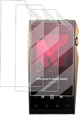 3 Pack for Astell&Kern A&ultima SP4000 Screen Protector Film Anti-Scratch High-Clarity Flexible Screen Protection, Bubble-Free, HD Transparent Protective Soft Film