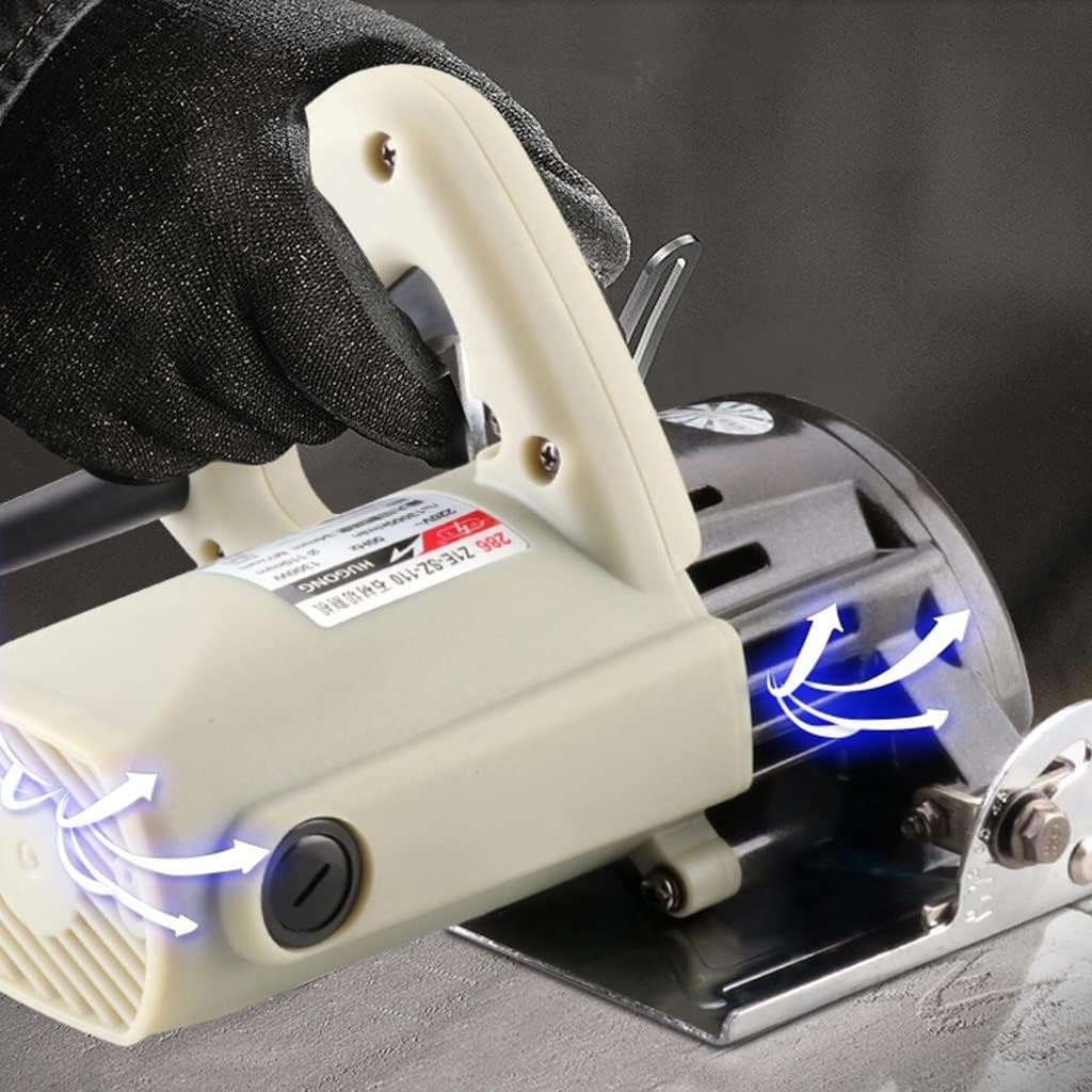 High Power Cutting Machine Multifunctional Industrial Grade Suitable For Stone, Steel, Wood Cutting With Carbon Brush And Wrench, Beige, XSCQ01