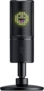 Microfone Condensador Razer Seiren Emote USB, Preto, RZ.MC.SE.07.RT