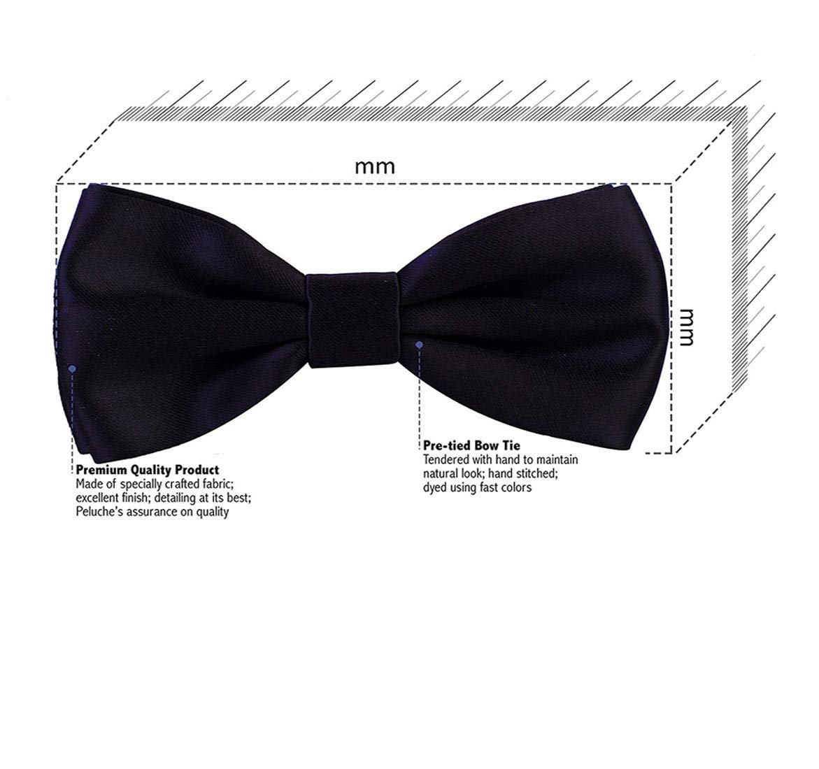 RR DESIGN Essential Satin Neck Bow tie for Toddler(5 Years - 10 Years) Electric Blue 3