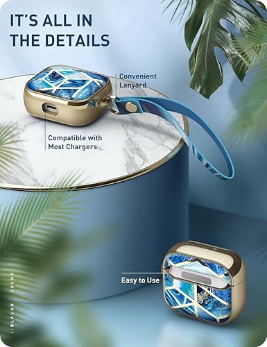 Miniatura 10 de i-Blason Cosmo Series - Funda diseñada para Airpods de 3 generación, funda protectora de 360 y elegante funda para Airpods de 3 generación,