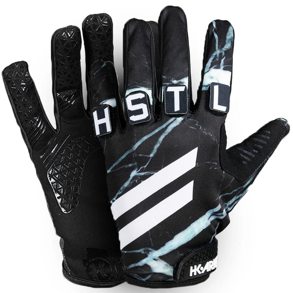 HK Army Freeline Knucklez Customizable Paintball Gloves - Marble - Medium