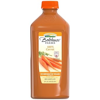 Bolthouse Farms Vegetable Juice Smoothie, 100% Carrot, 52 fl. oz. Bottle