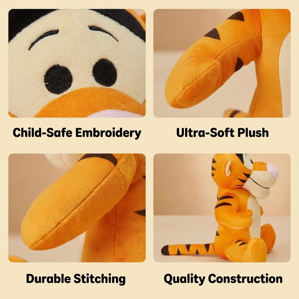 Buy Disney Tigger Multicolour Plush Soft Toys for Girls & Boys, 2