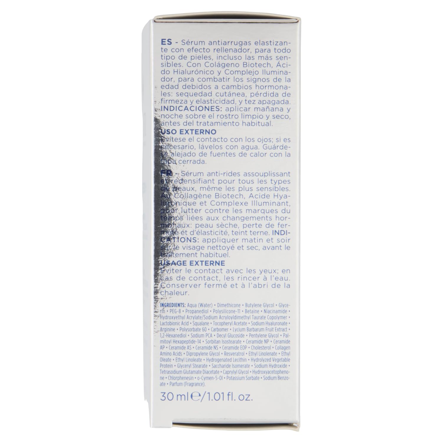 Rilastil Progression(+) Siero Antirughe Elasticizzante e Riempitivo, Trattamento Rughe Marcate, Antiaging, Rimpolpante per Pelli Mature con Collagen, Acido Ialuronico, Confezione da 30 ml