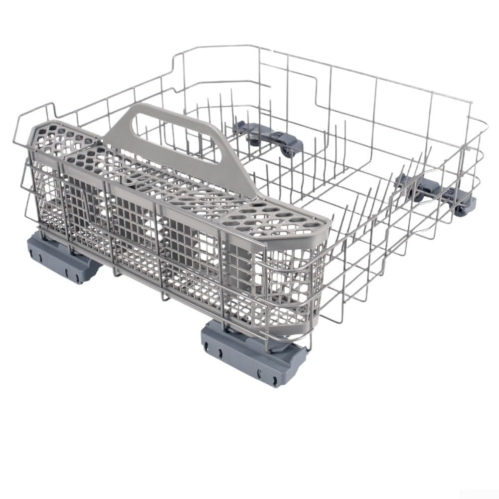 para ruedas para Lavavajillas WD28X27241 Negras - Rodillos Inferiores de Repuesto para ge - Instalación para fácil Sin Herramientas - 40mm Diámetro para Cesta para baja(gray)