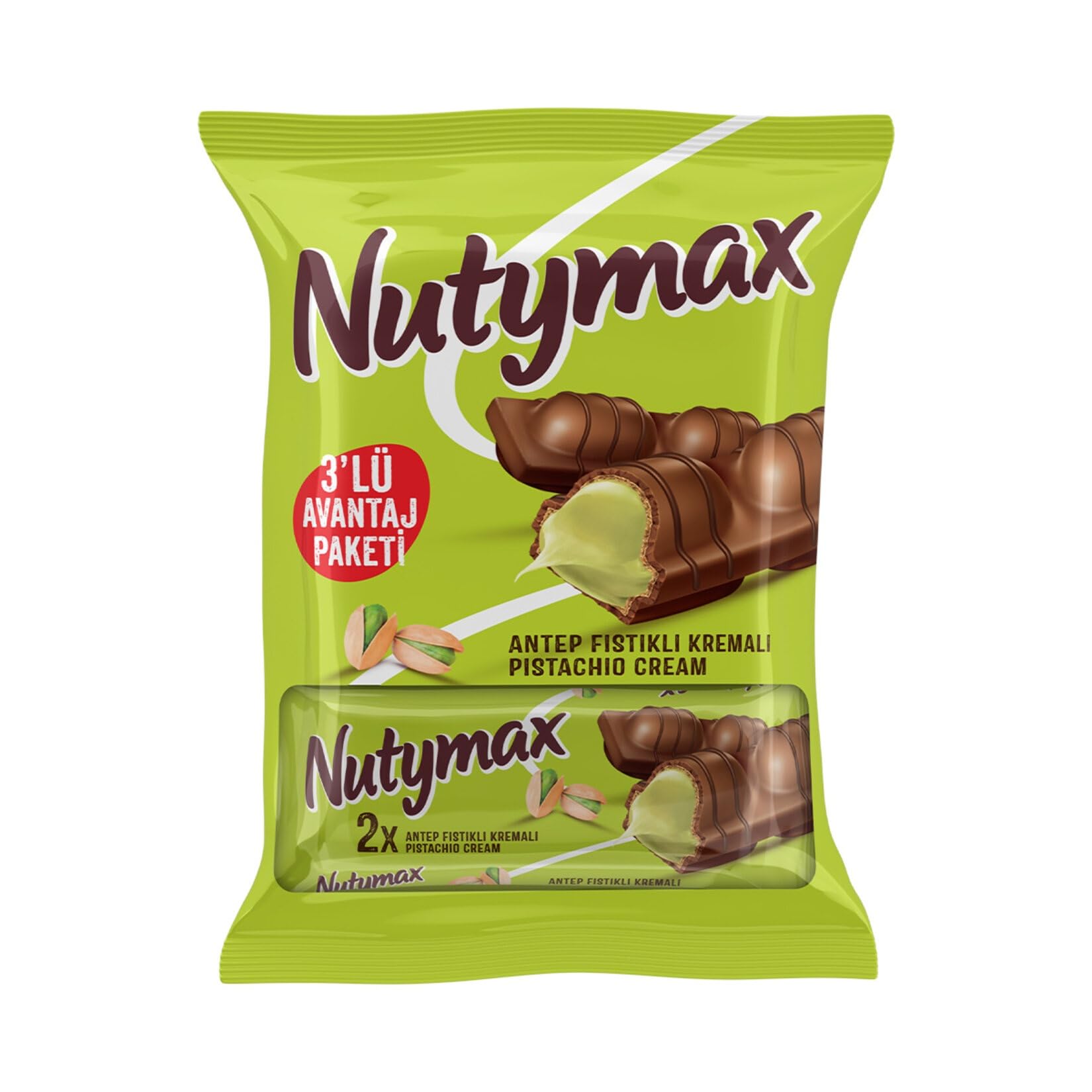 Şölen Nutymax Antep Fıstıklı Gofret 44 g 3'lü