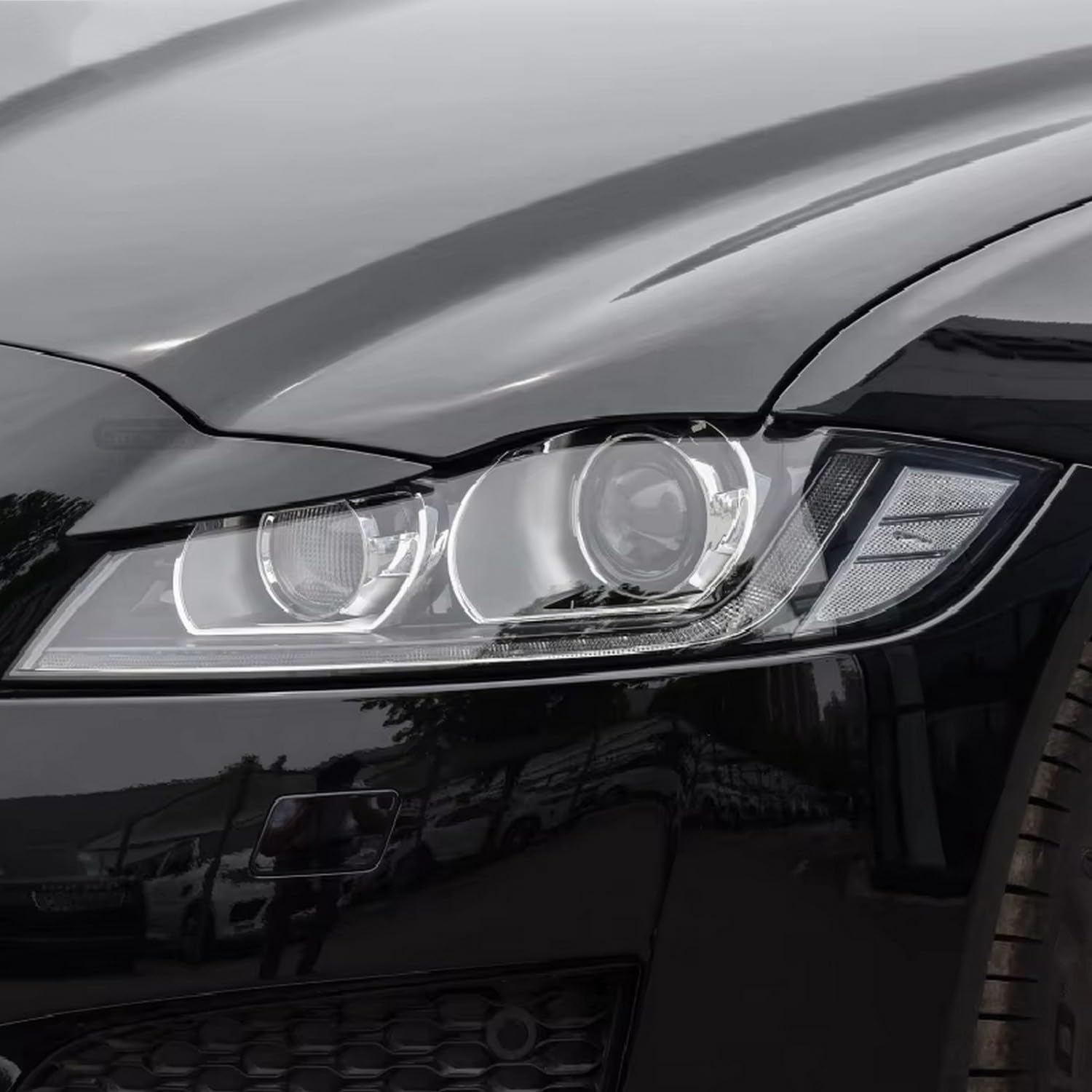 Film phare Jaguar XF X260 transparent en TPU haute finition