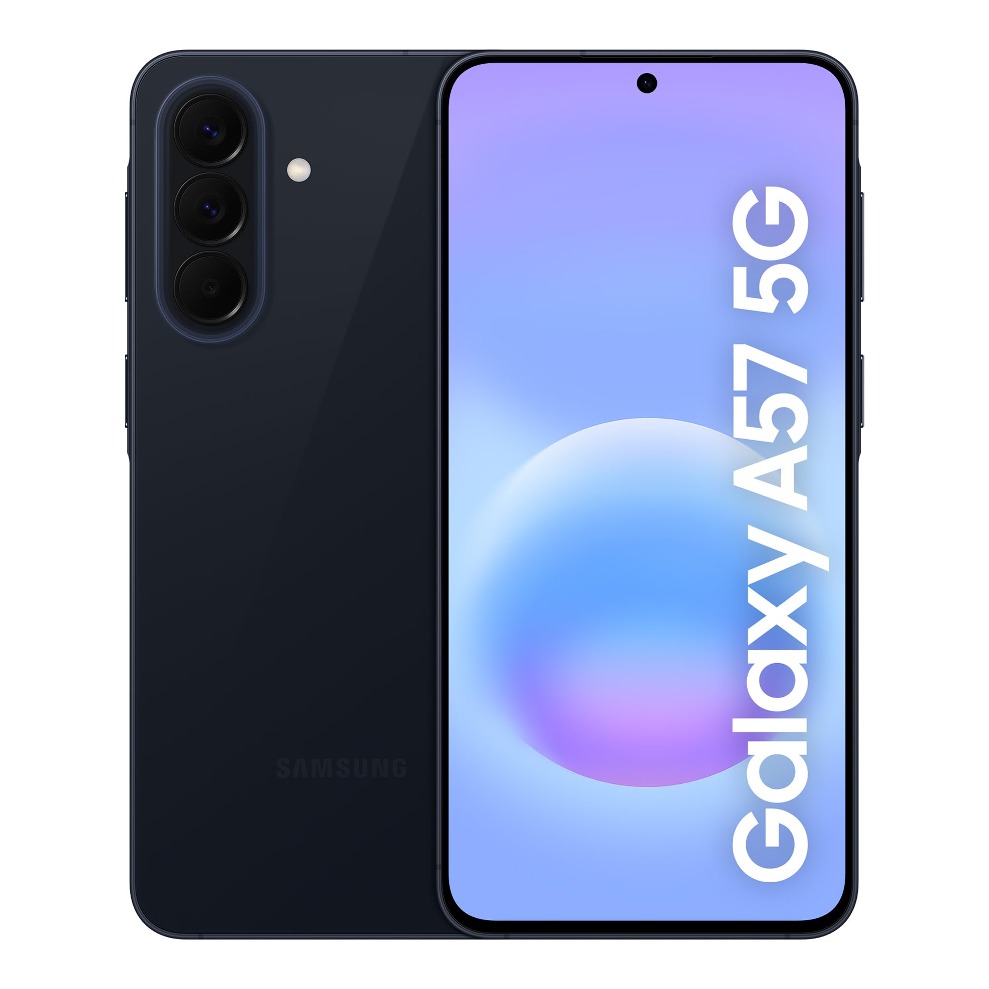 Samsung Galaxy A57 5G, Slim Smartphone, Awesome Intelligence Features, 8GB, 256GB Storage, 50MP Wide-Angle Camera, Up To 2-Day Runtime, Awesome Navy, 3 Year Extended Warranty (UK Version)
