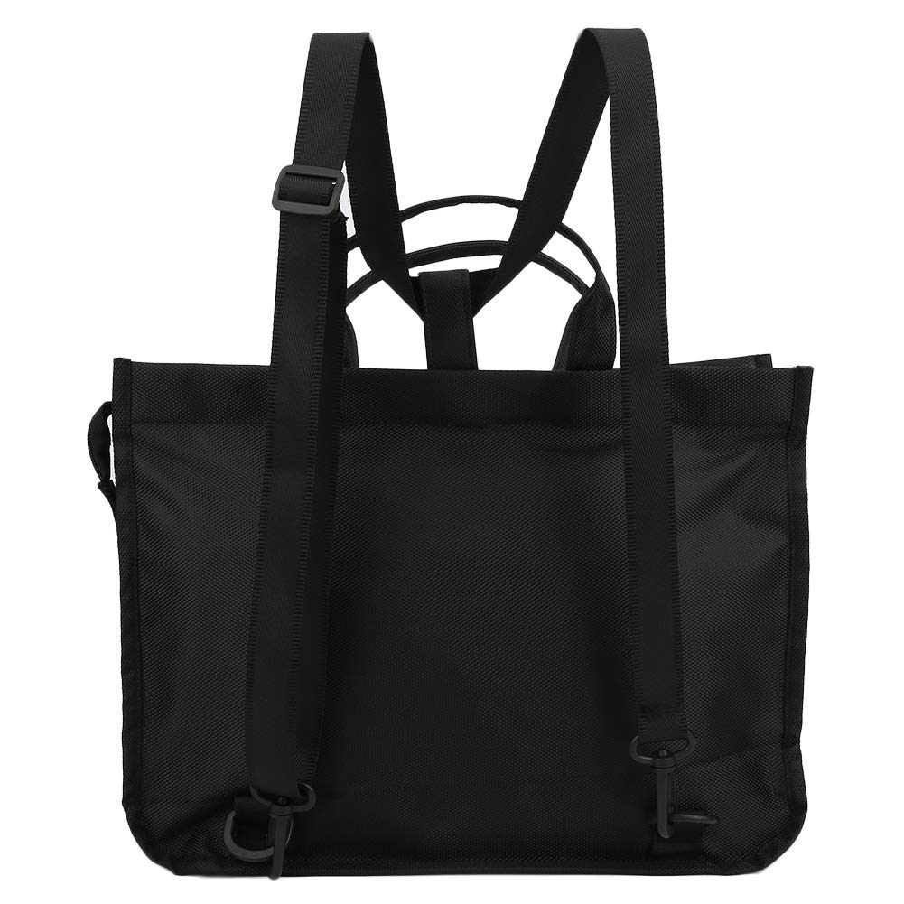 Handbags, Waterproof Oxford Japanese Style Wear-Resistant Backpack, Double Interlayer for College Students School Women & Men Travel(Black) Handbags, Waterproof Oxford Japanese Style Wear-Resistant Backpack, Double Interlayer for College Students School Women & Men Travel(Black)