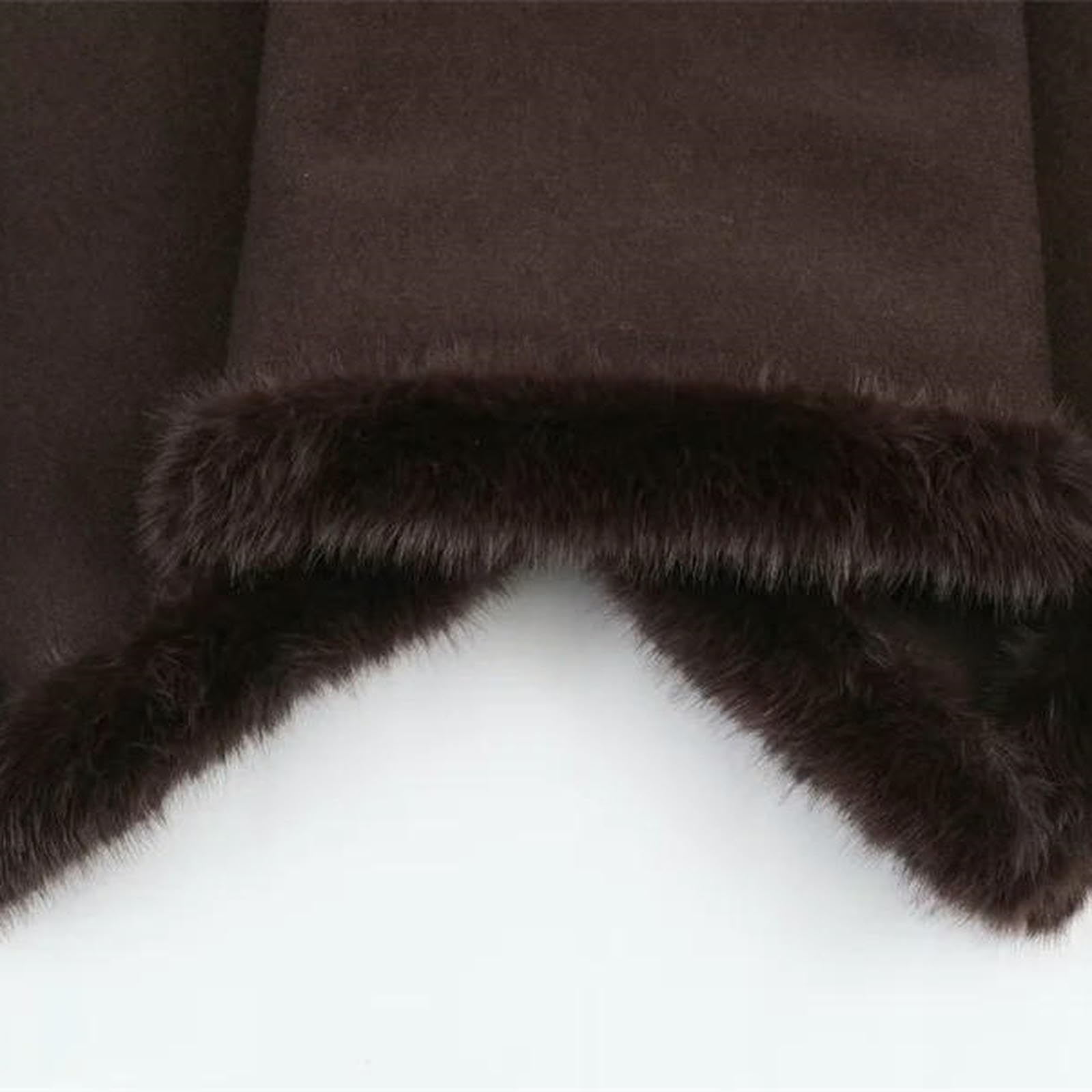 CHENSHI Maglione Donna Top da Invernale Nuovo Stile Marrone Scuro Pullover Lavorato A Maglia con Bordi Lunghi Mantella Temperamento Elegante E alla Moda-Marrone Scuro-l