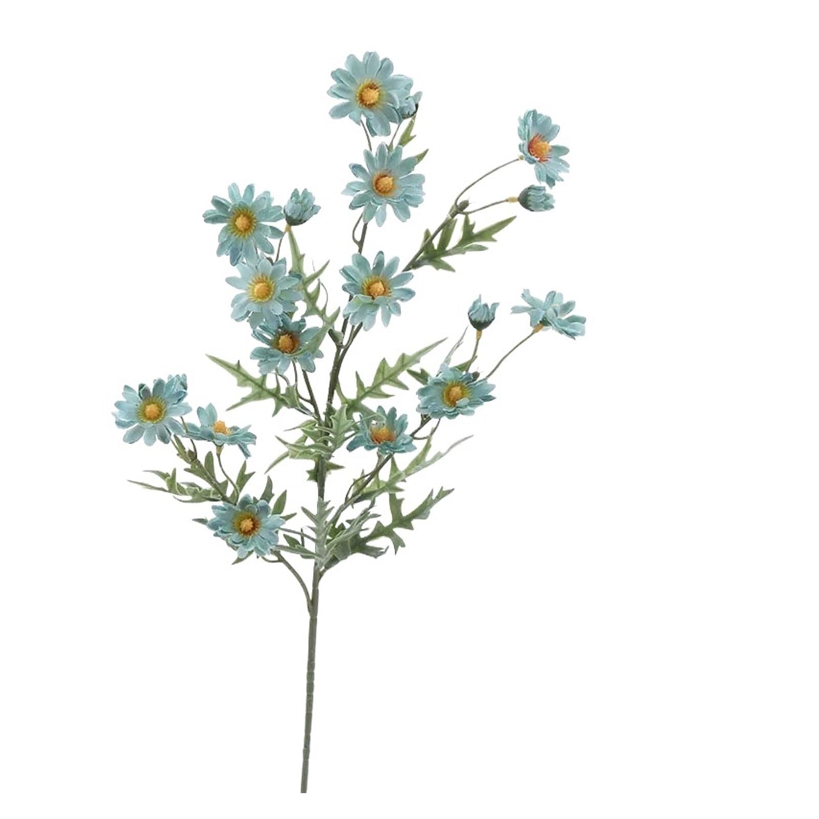 Casetlong 5Pcs Artificial Flower For Home Decoration Accessories Fake Flowers Wedding Bouquet Party Floral Arrangement(Blue)