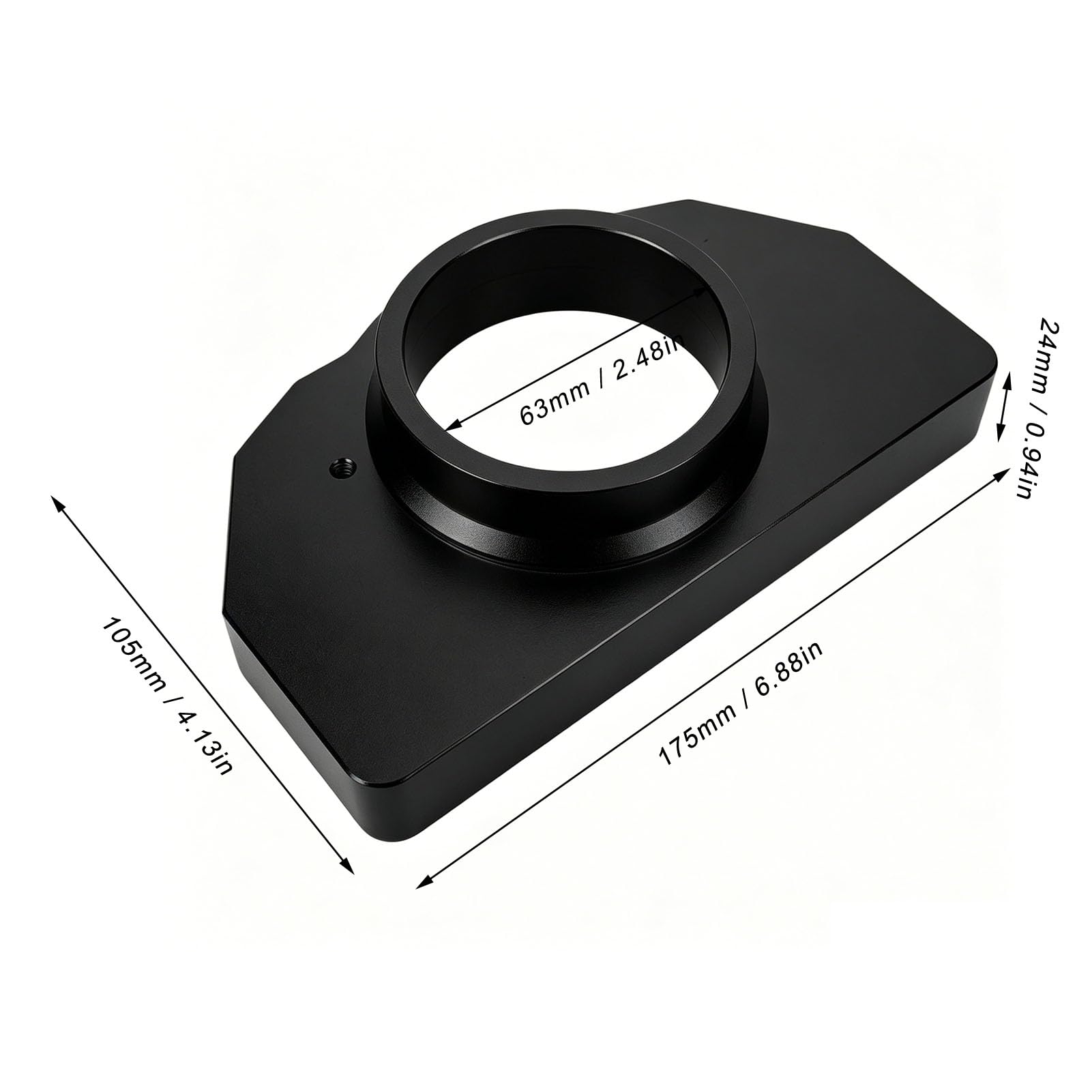 Generic Trwałe łożysko Kierownicy ze Stopu Aluminium do G25 G27 G29 G920 G923 Części Zamienne do Wyścigów (BLACK)