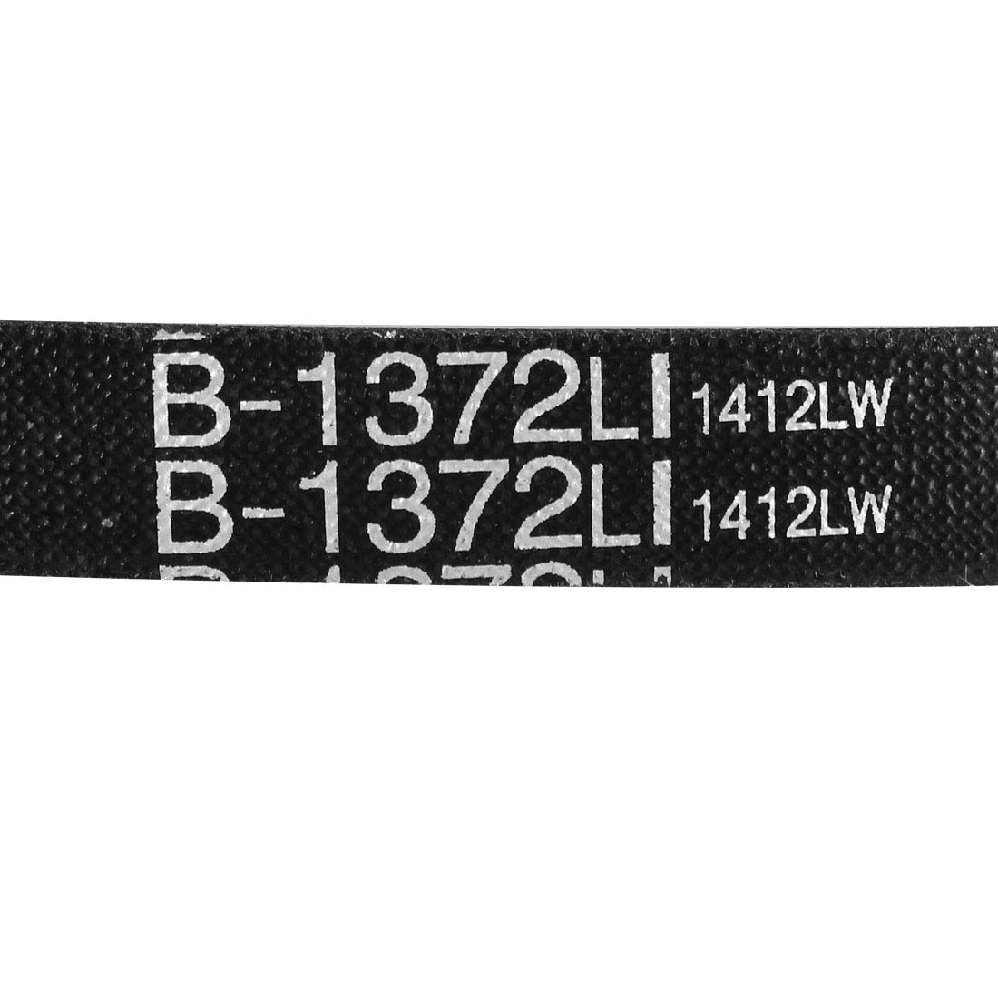sourcing map B-1372/B54 Courroie Trapézoïdale Circonférence intérieure 54 Pouce(1372mm) Industriel Puissance Caoutchouc Ceinture Transmission