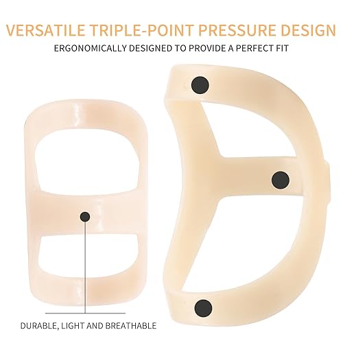 Miniatura 6 de Férulas ovaladas para dedos, 5 férula ovalada para el dedo gatillo para el gatillomazoartritisenderezamiento, soporte de dedo gatillo para pulgar