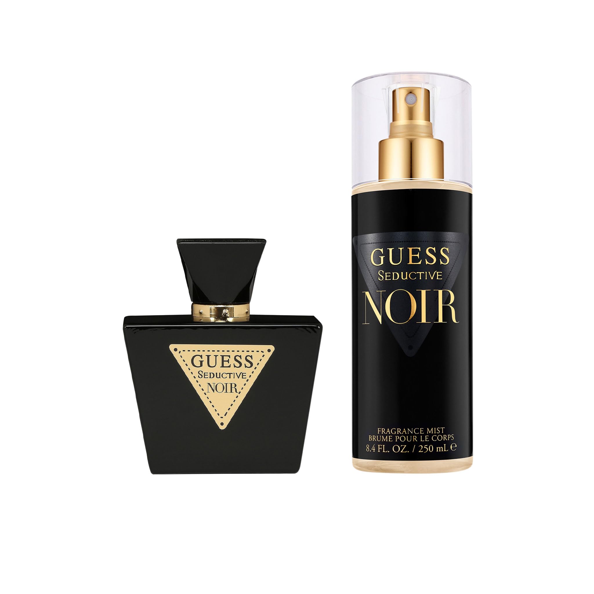Guess Seductive Noir Eau De Toilette 30Ml + Floral Liquid Body Mist Women 250Ml (Pack Of 2)-picture-27