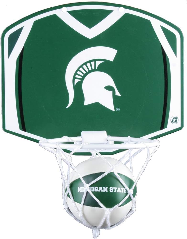 Baden Michigan State Spartans Mini Basketball and Hoop Set