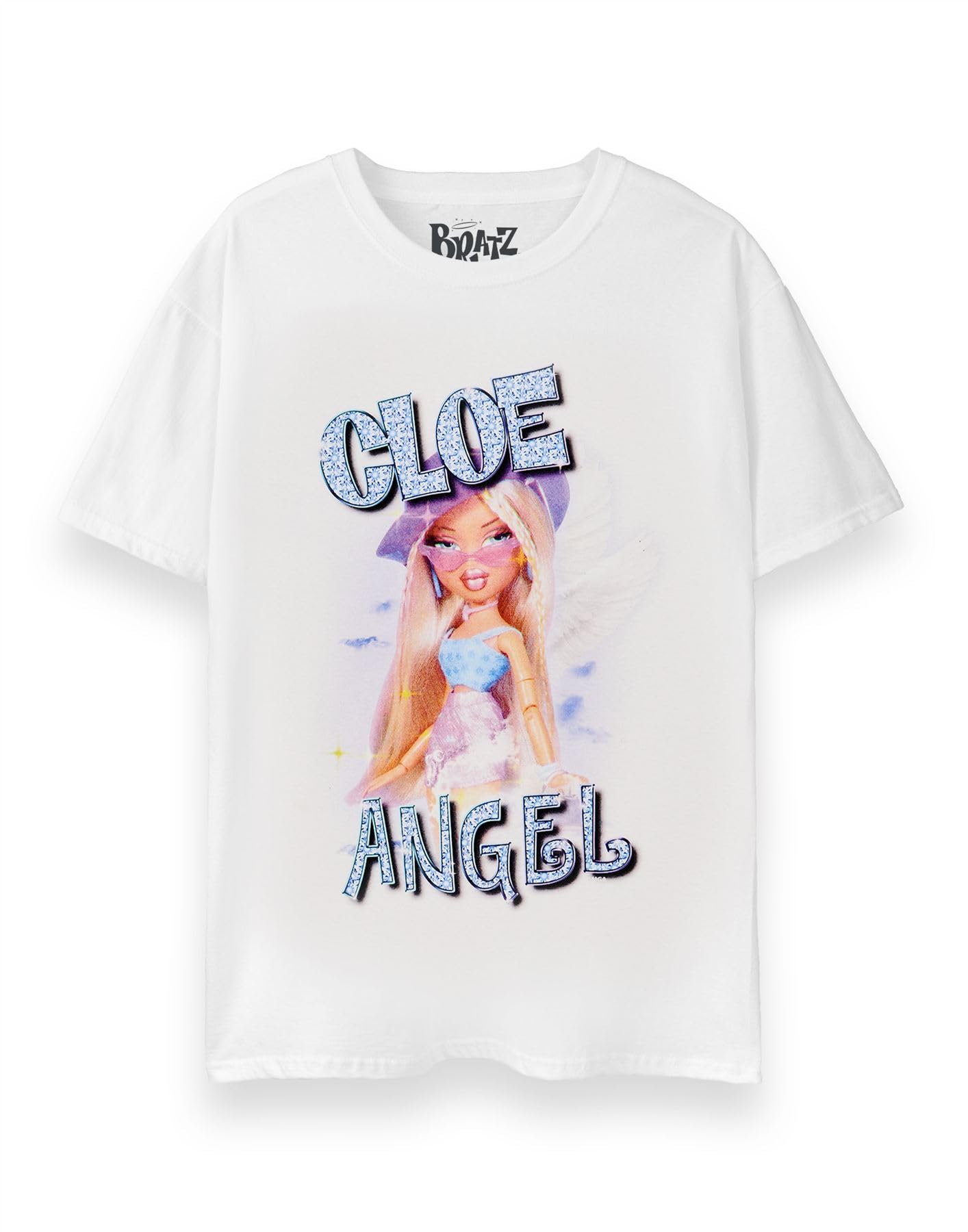Bratz (Large) Short Sleeved T-Shirt (Womens ) White