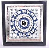 Material: Madera Feng Shui anti-robo y diseño con texto en inglés de elefante + incluye Mxsabrina rojo cordaje de tripa natural para pulsera X9018