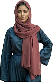 Soft Viscose Hijab Scarf for Women,Lightweight Cotton Feel Wrap, Breathable Travel Shawl, Modest Fashion Headscarf