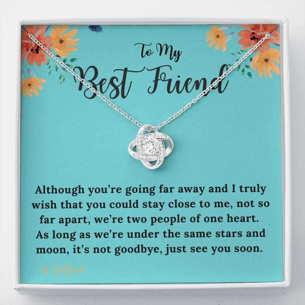Message Card Jewelry - Personalized Gifts, Handmade Necklace Card Goodbye  Gift For Best Friend Moving Away, Graduation Best Friend Moving Long  Distance, Bff Farewell Necklace 5015B 5059 : Amazon.co.uk: Fashion