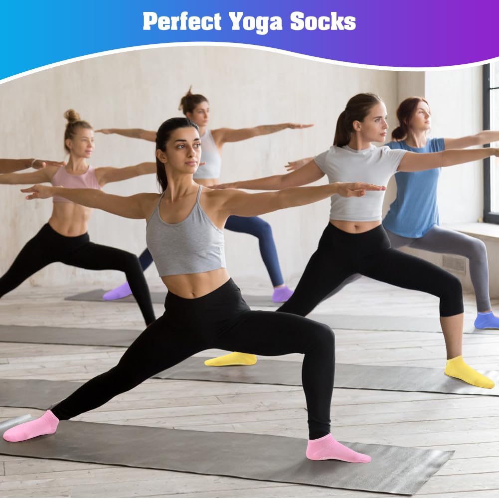 80 pares de calcetines antideslizantes para yoga, pilates, entrenamiento hospitalario, calcetines antideslizantes con agarre para mujeres, niñas y adolescentes, Multi, Talla única