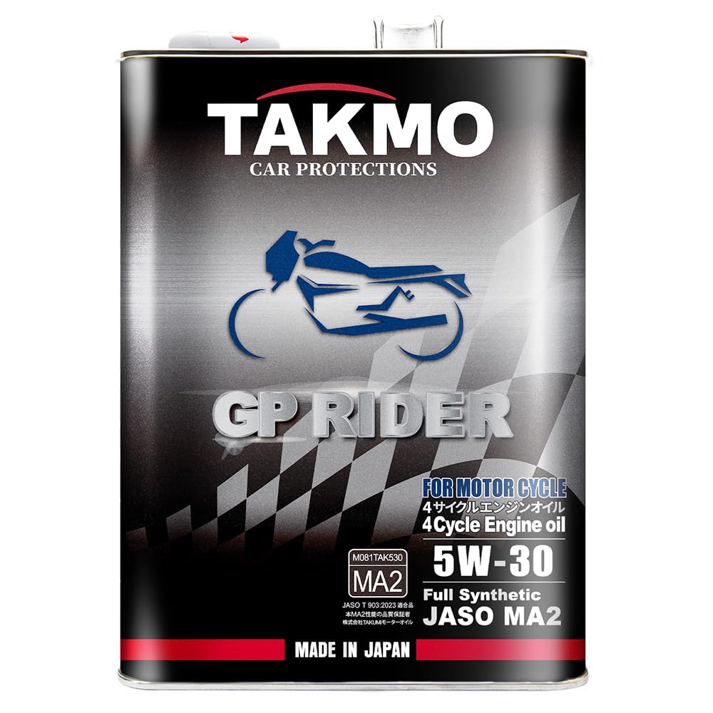 Amazon | TAKMO(旧TAKUMIモーターオイル)バイク 二輪オイル 5W-30 4L 4