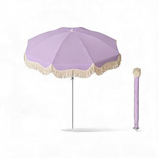Pink Fringe Outdoor Umbrella Alternate Listing